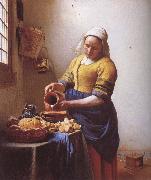 Jan Vermeer Kokspigan France oil painting artist